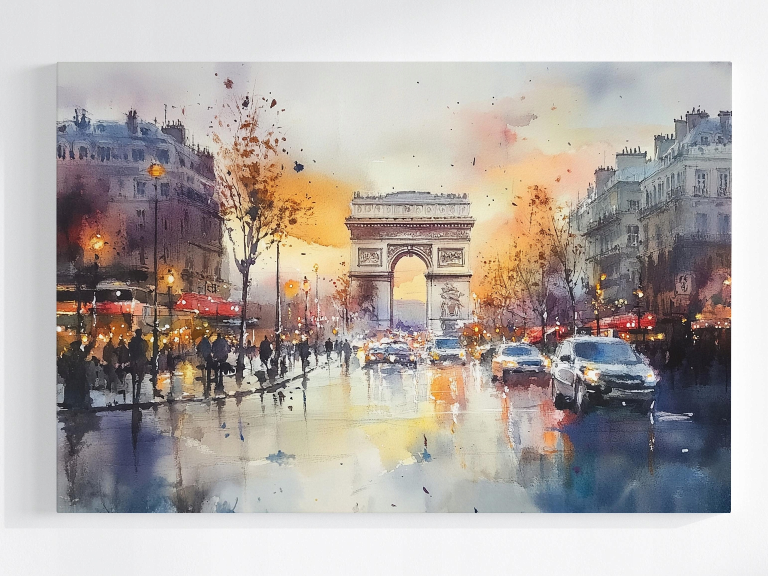 Obraz Na Plátně Canvas Město Paříž Francie Triumfální Oblouk 120x80