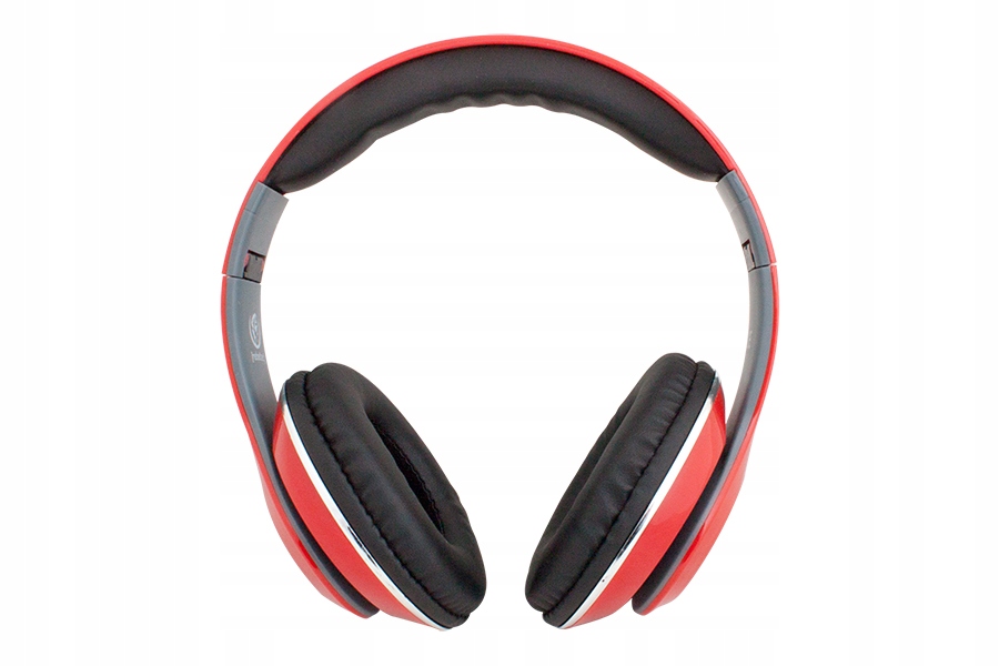 Słuchawki z mikrofonem Czerwone