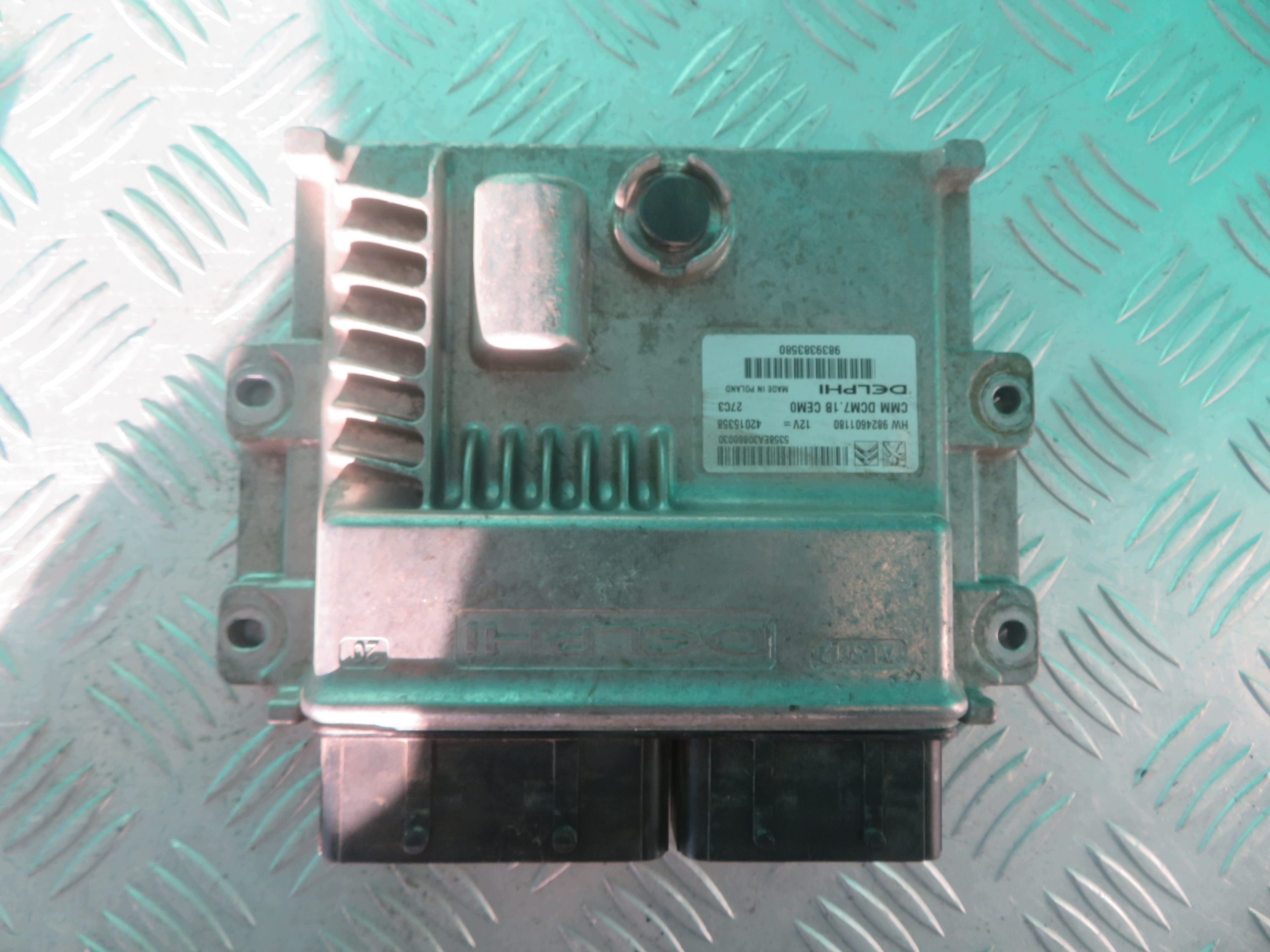 computer control unit of the engine BOXER JUMPER DUCATO 2.2 23R 9824601180