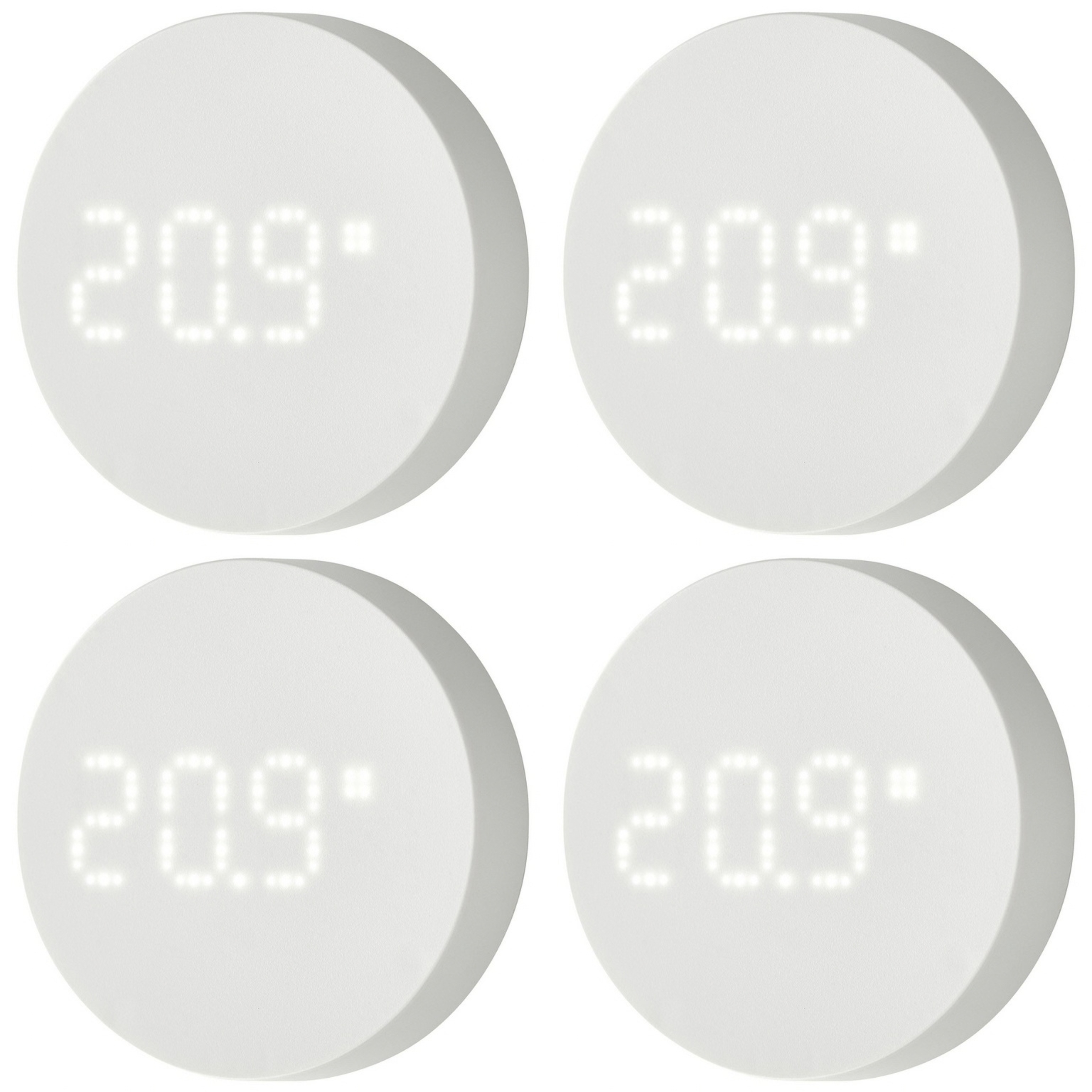 Sada 4x Senzor teploty a vlhkosti Ikea Timmerflotte Smart Matter