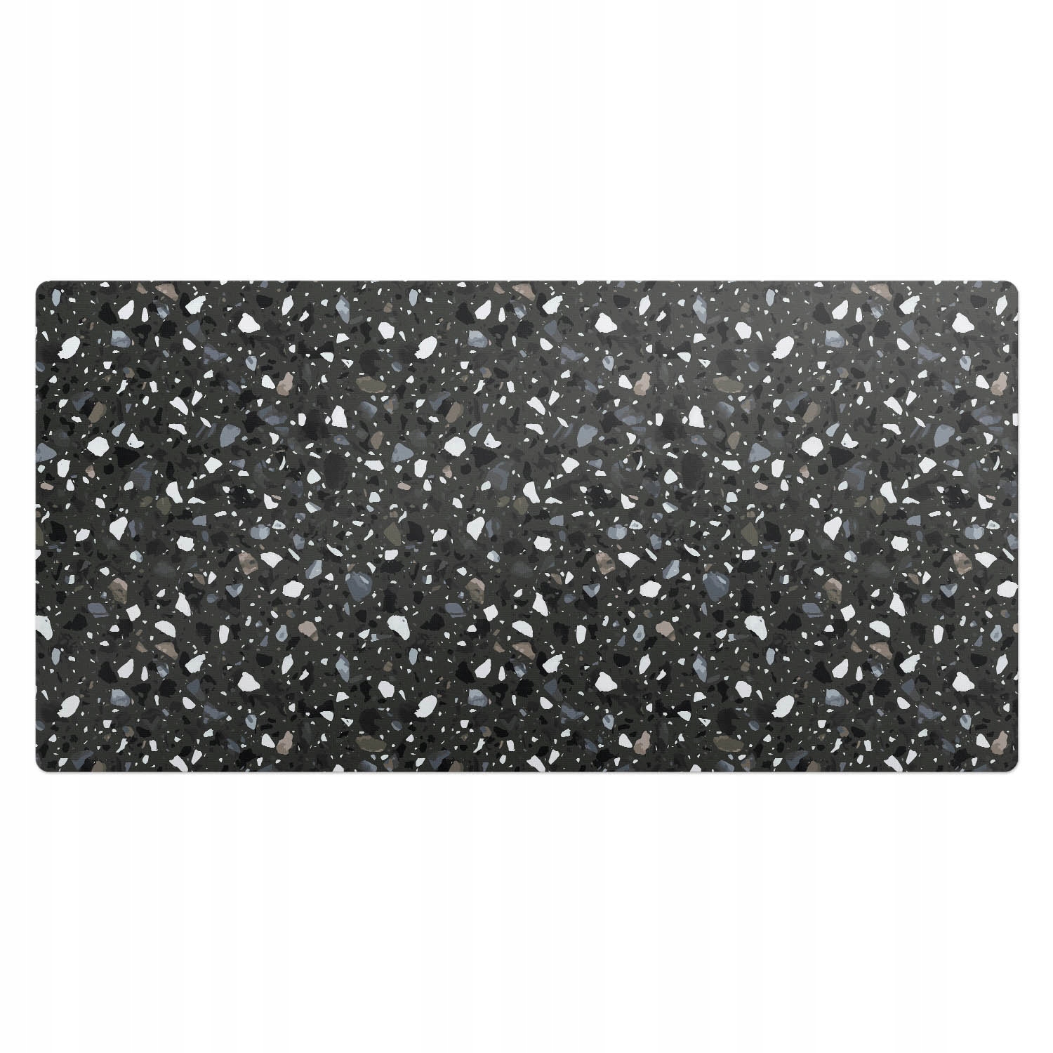 Dekoracyjna mata na biurko dla graczy Terrazzo w unikalnym wzorze 100x50 cm