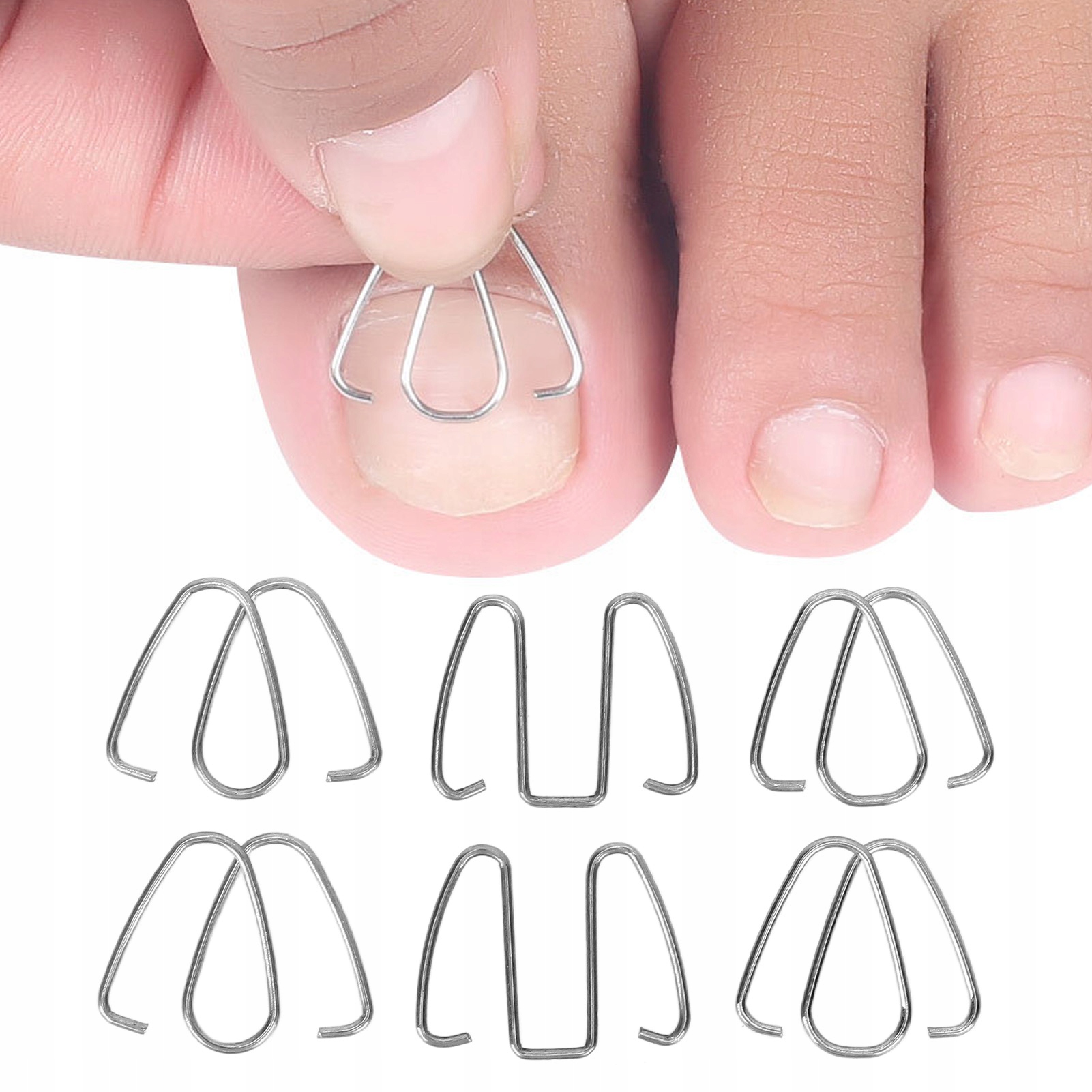 KLAMRY NA WRASTAJĄCE PAZNOKCIE KOREKTOR Stan opakowania oryginalne