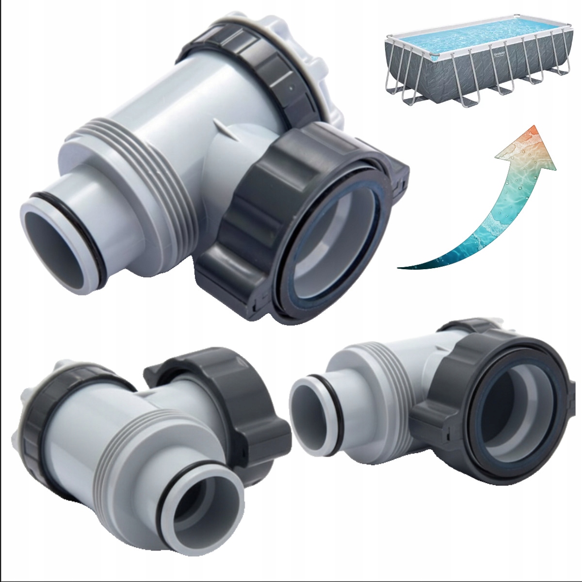 Ventil kohoutku vhodný pro filtrační čerpadlo pro hadice bazénu Bestway 56996