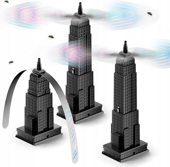 ZESTAW 3 SZT- ODSTRASZACZ MUCH OCHRONA PRZED OWADAMI NA STÓŁ