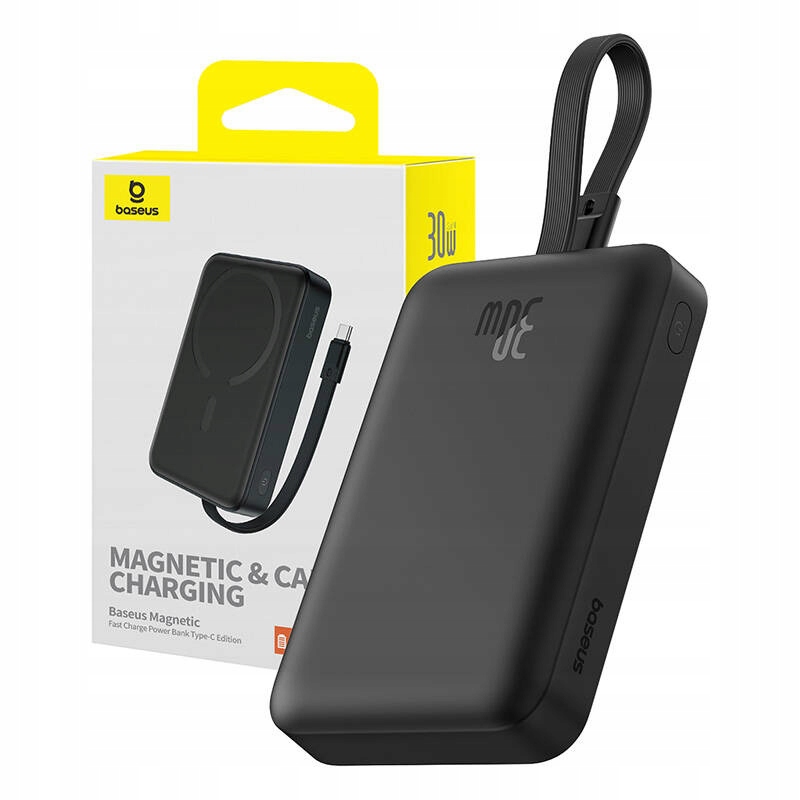Powerbank magnetyczny Baseus Magnetic Mini 10000mAh, Usb-c 30W MagSafe (cza