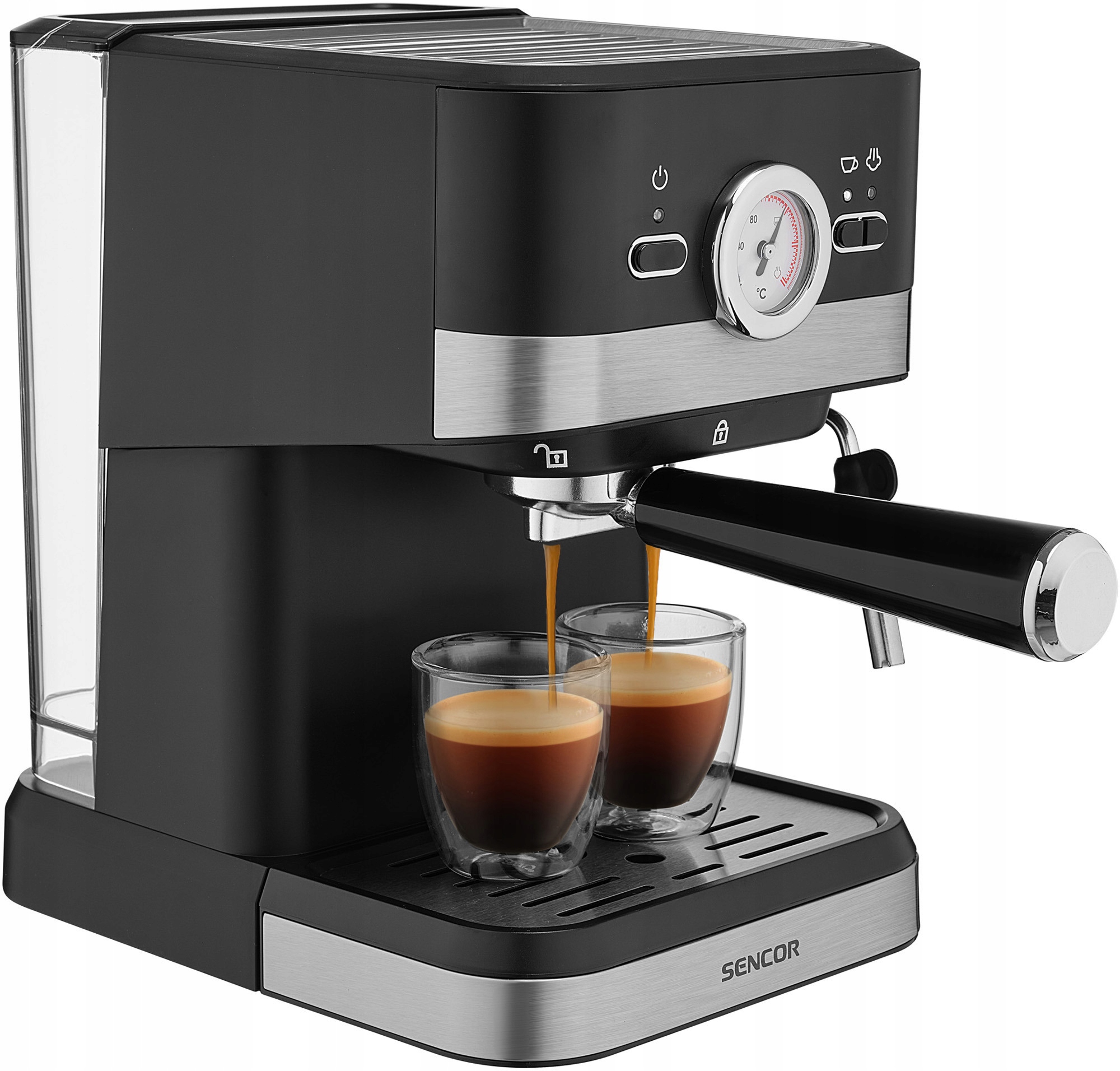 Ekspres kolbowy Sencor Ses 1721BK 1050W Czarny