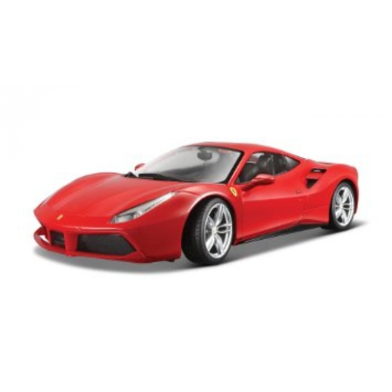 Model metalowy Bburago Ferrari 488 Gtb 1:18 Red