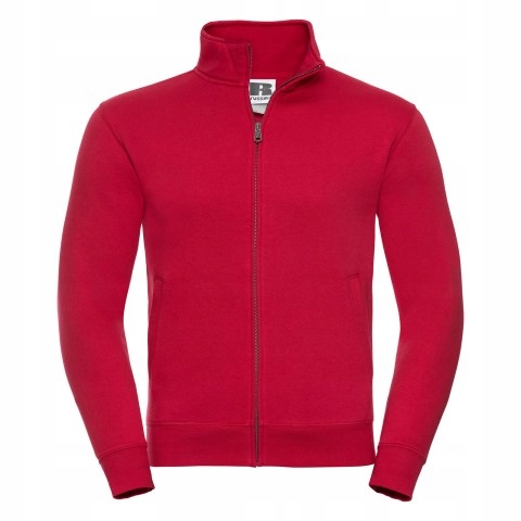 Pánská mikina Authentic Sweat Jacket Russell Classic Red Xs