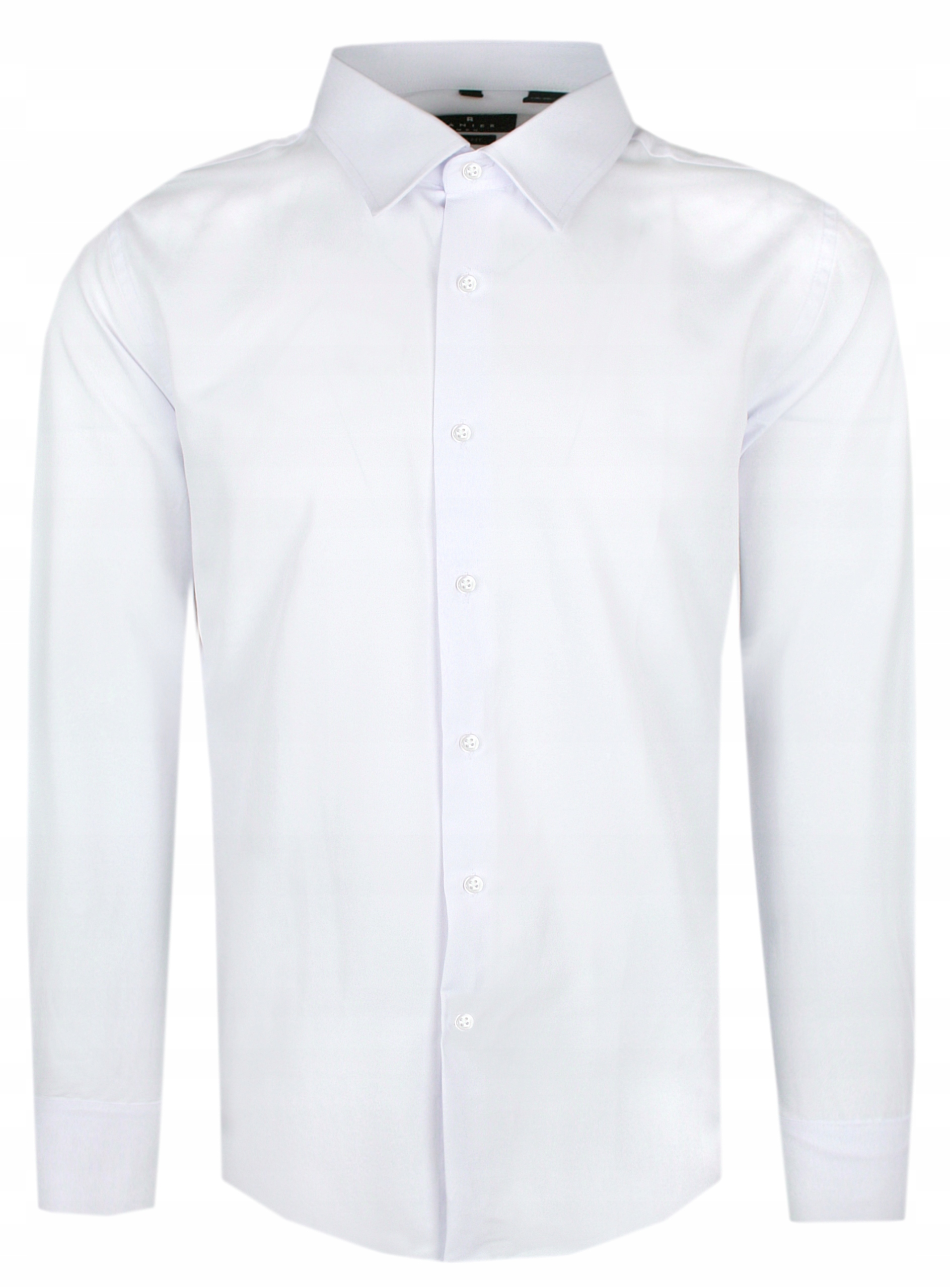 Zeštíhlená pánská košile (slim) Lanier teplá bílá 39/170-176