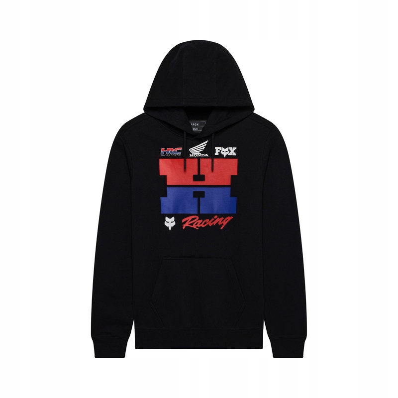 Mikina S Kapucňou Fox Honda Black XL