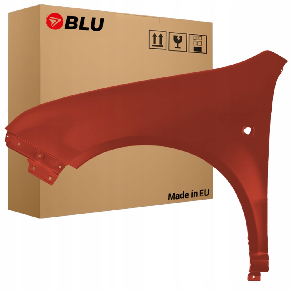 Blu Blatník Škoda Fabia I 1 6Y 9770 levý oranžový 99-07 přední CayenneOr