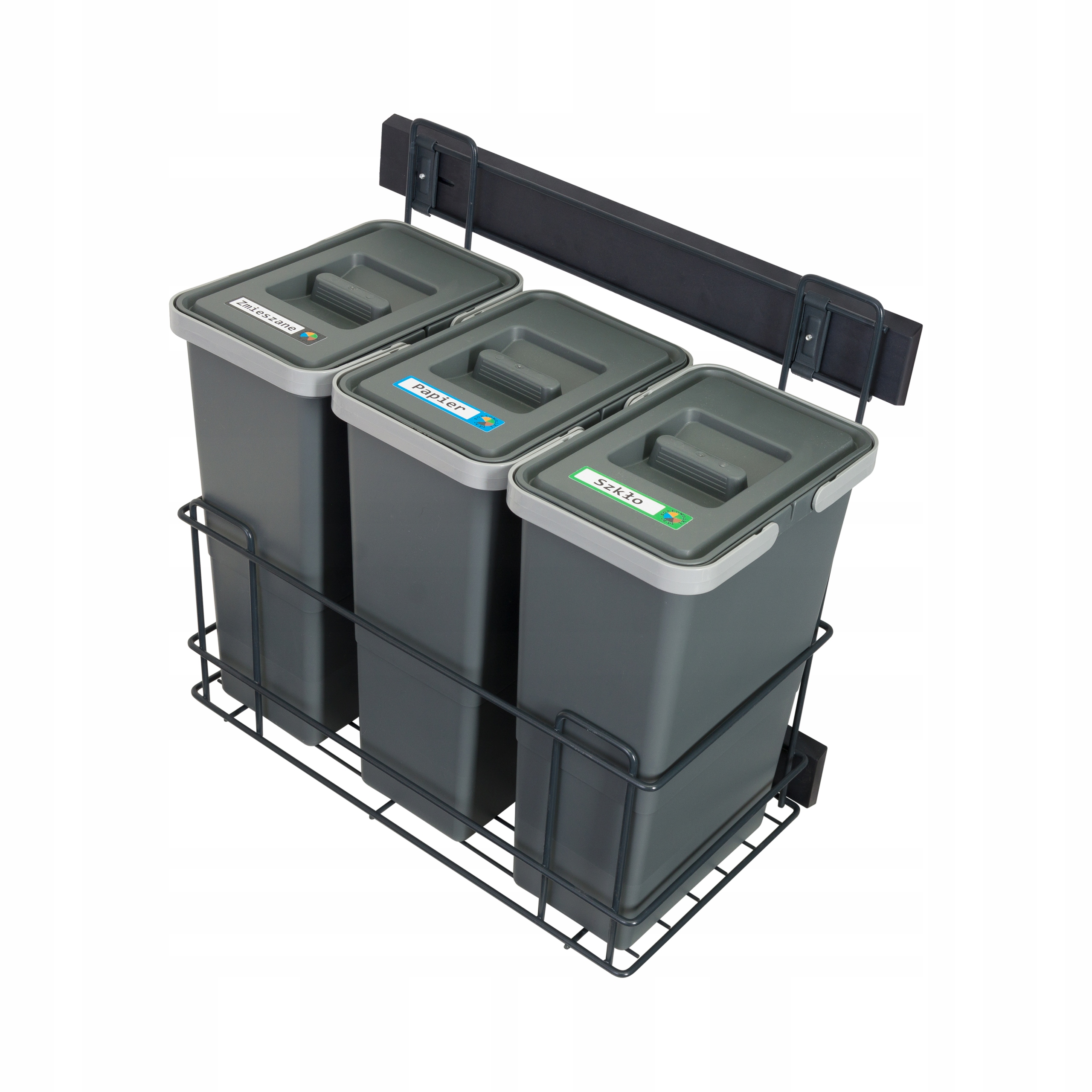

Sortownik śmieci Slim 3x8 l do szafki 30 cm