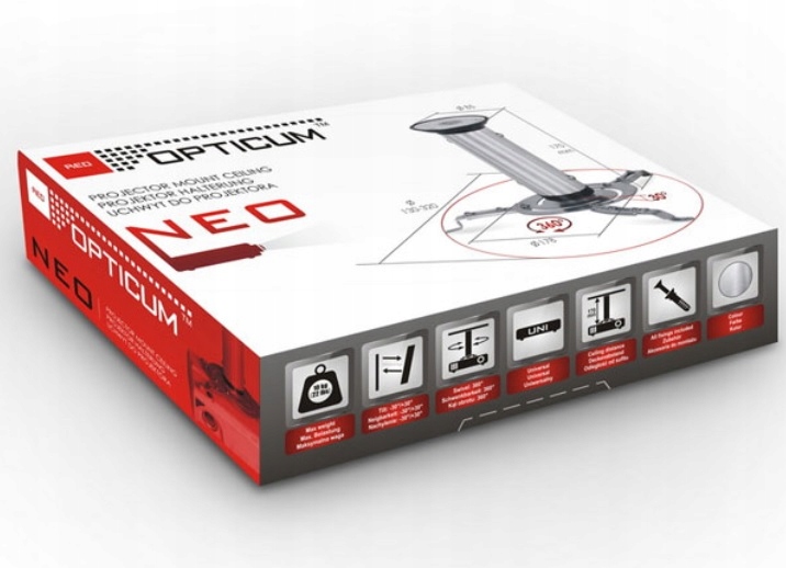 Uchwyt do projektora Opticum NEO 10kg Marka Opticum