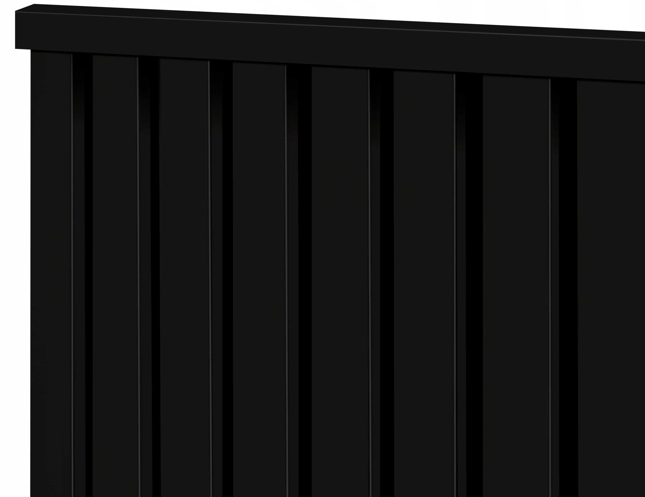 Deska lamelowa segment na płycie białej Czarny Struktura struktura drewna