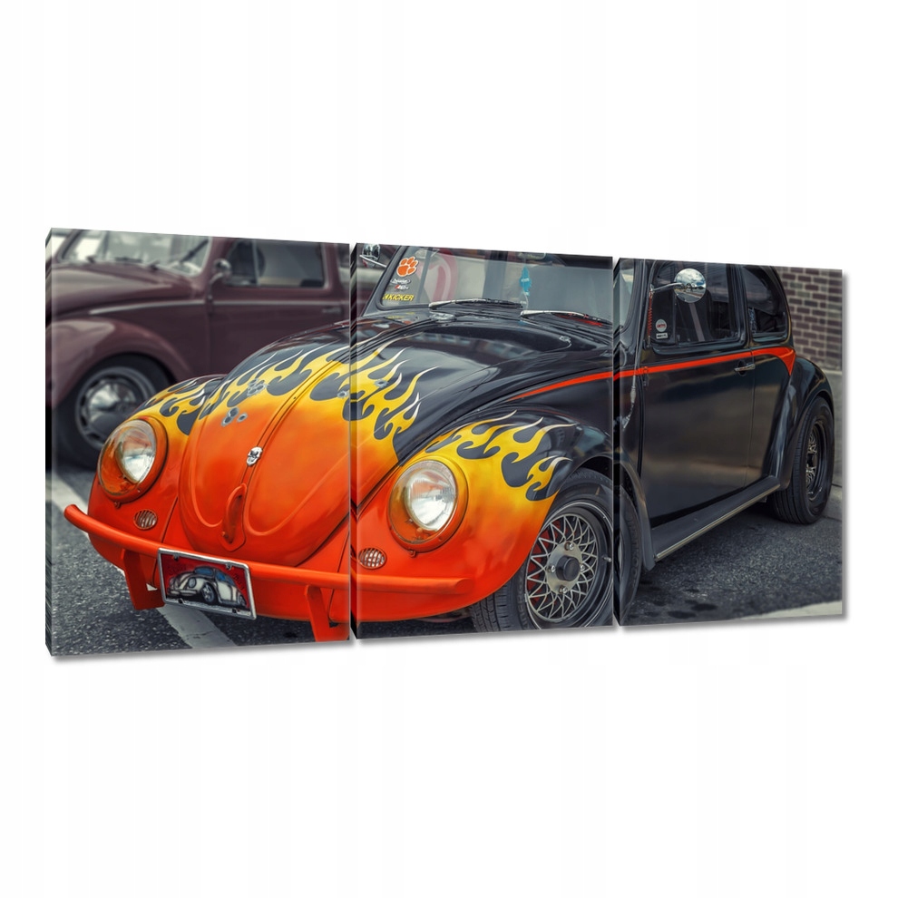 

Obrazy 120x60 Ognisty Garbus Volkswagen