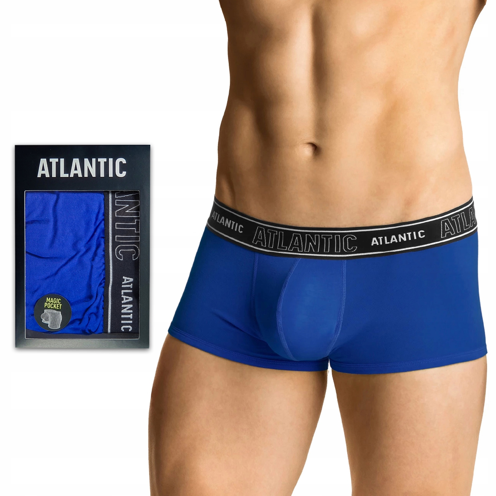 

Bokserki Męskie push-up Atlantic MH-1191 XXL