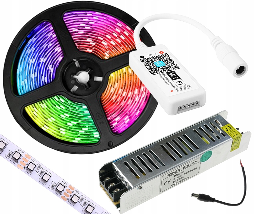 

Zestaw 5M Rgb 600 Led Taśma 3535 Smart WiFi Pro