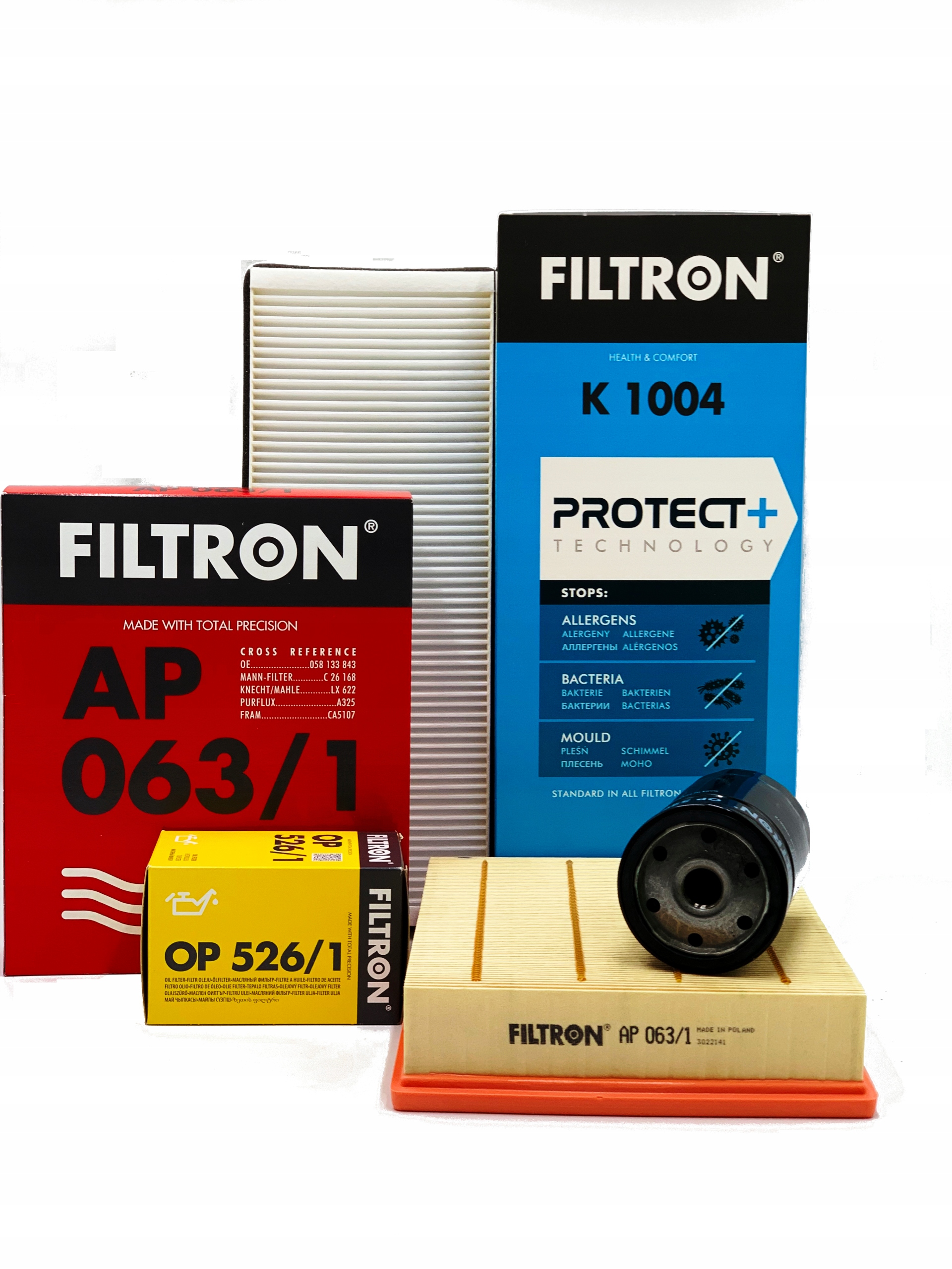 

Zestaw Filtów Filtron Vw Passat B5 Audi A4 Benzyna