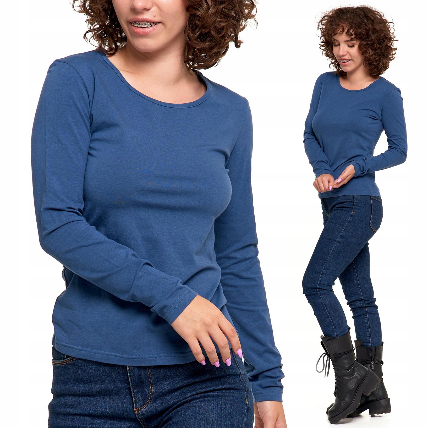 Dámská bavlněná volná hladká halenka Moraj M