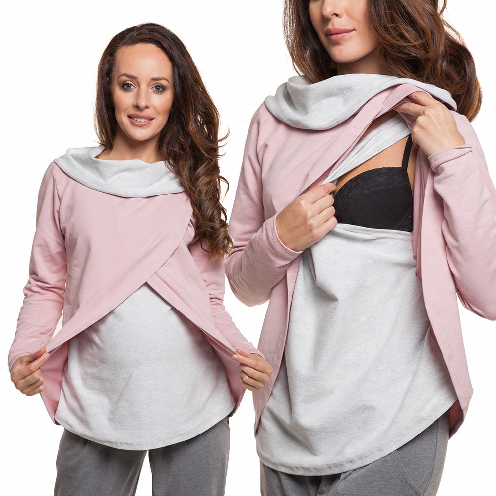 

Bluza ciążowa do karmienia Biedronka S/m