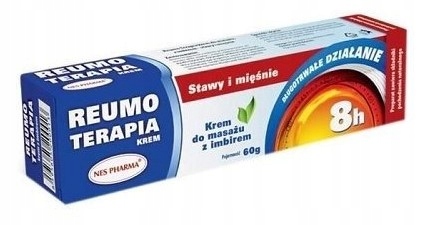 

Reumo Terapia Krem z Imbirem 60g Na Stawy Mięśnie
