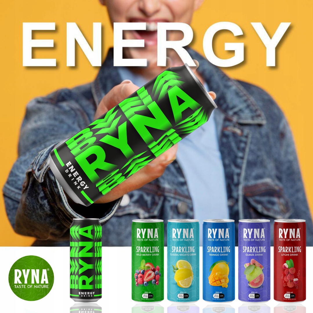 RYNA WILD BERRY SPARKLING DRINK 250ML Volume 250 ml