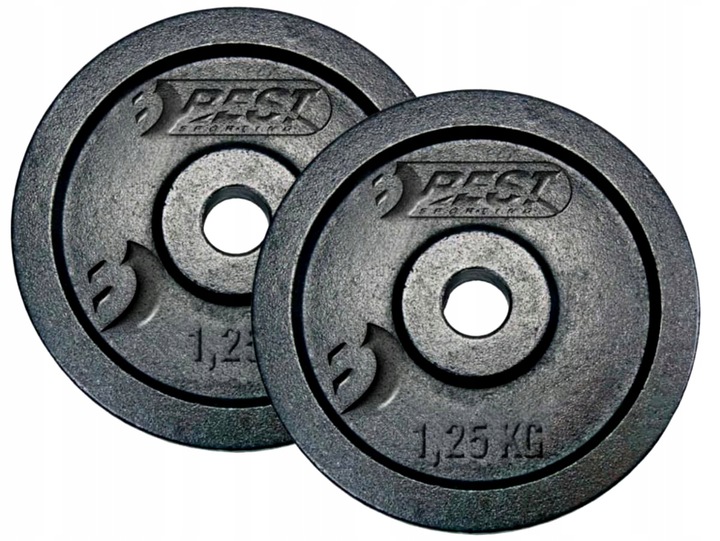

Zestaw Obciążenia Żeliwne Na Gryf Sztangę 2X1,25KG