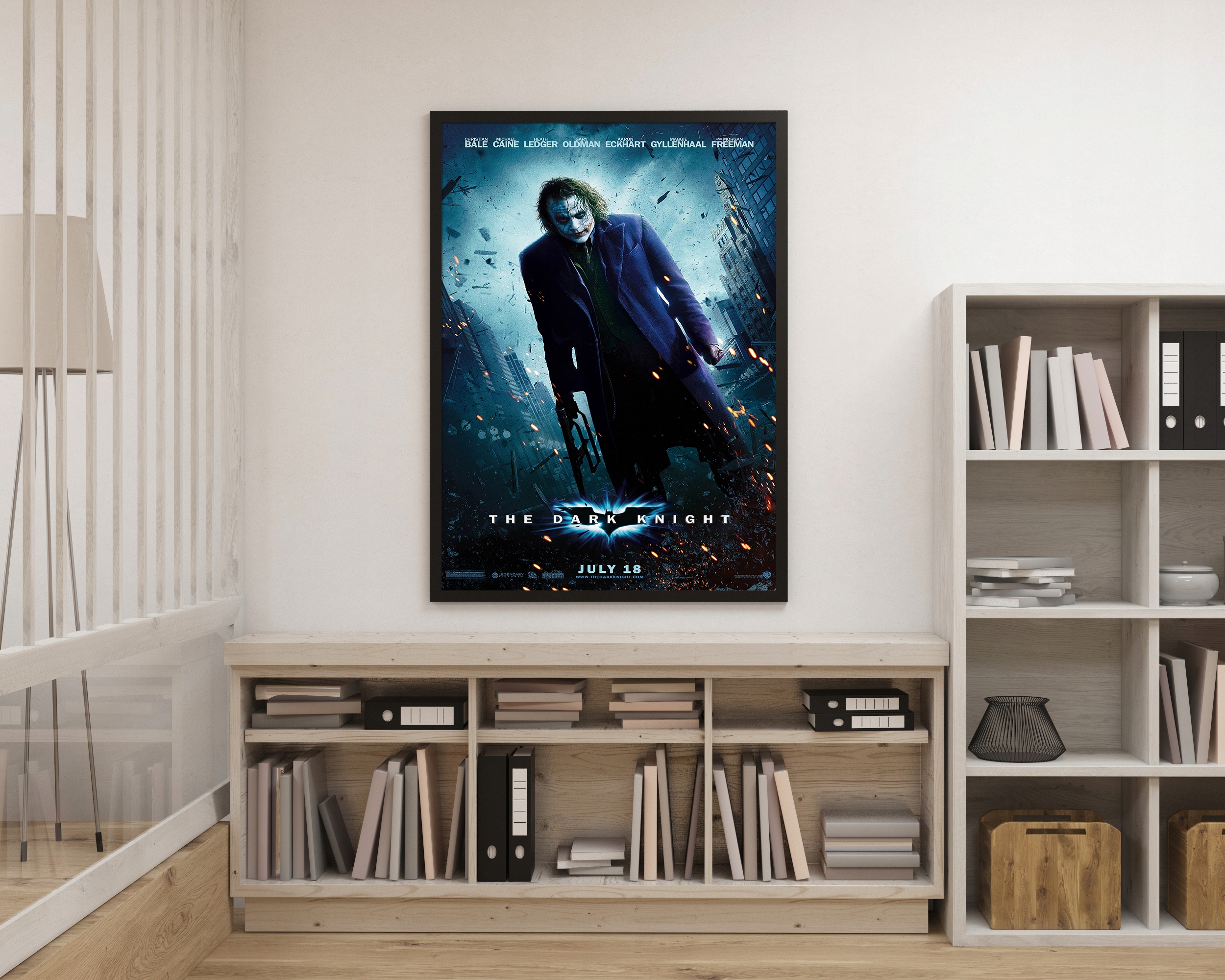 Plakat filmowy The Dark Knight Batman Joker (2008) 100x70 #292 Wysokość produktu 100 cm
