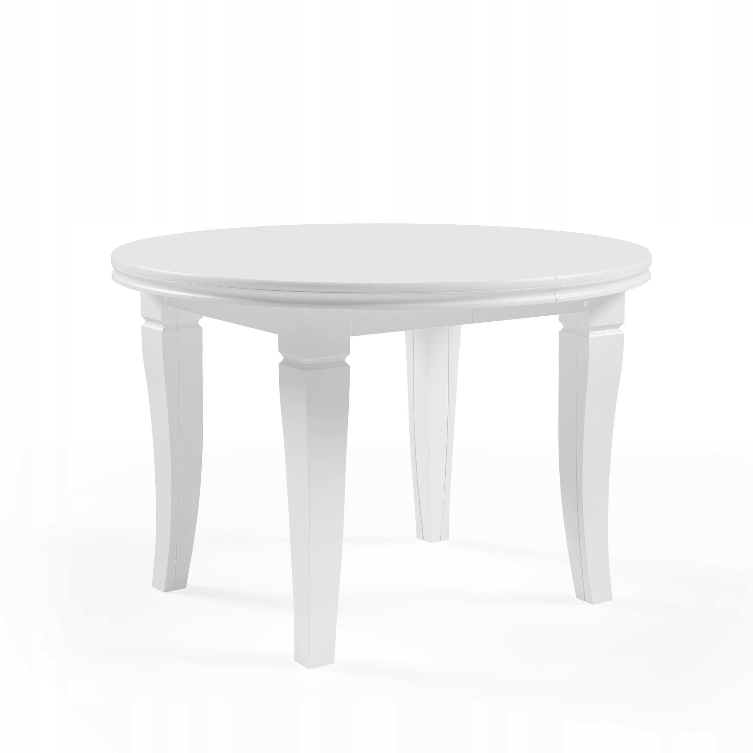 Rozkládací stůl Tino 110/260 x 110 cm Kulatý Pevný do obývacího pokoje Kuchyně