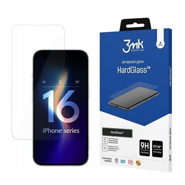 Szkło hartowane 3MK HardGlass do Apple iPhone 16 Pro