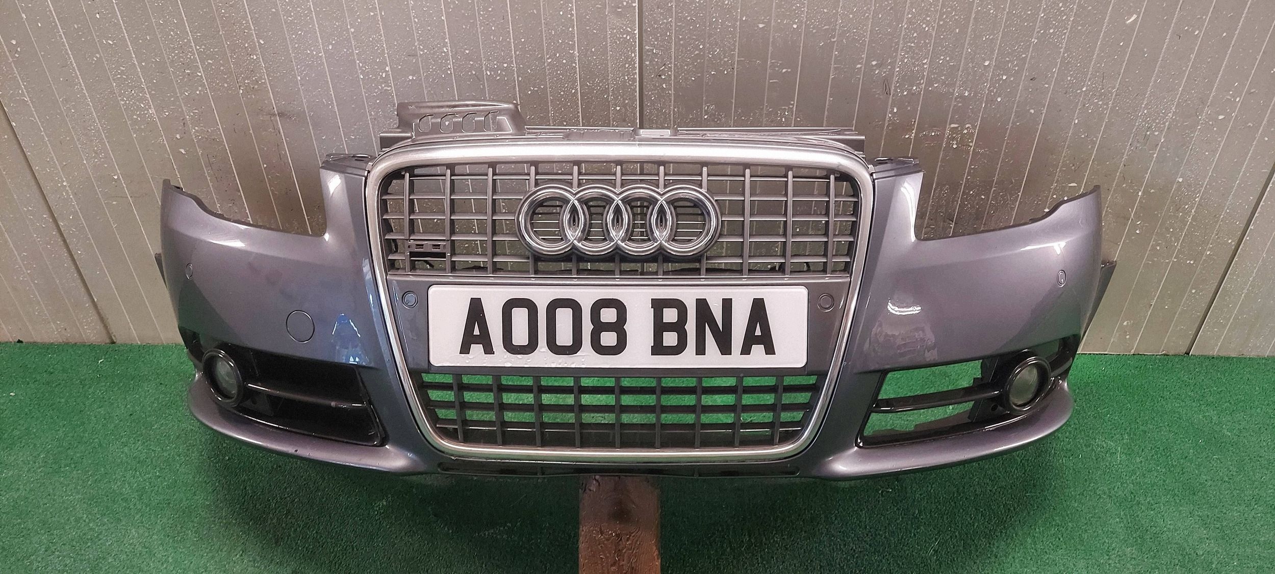 bumper front complete AUDI A4 B7 S-LINE 04-08 sensors LAK: LX7W
