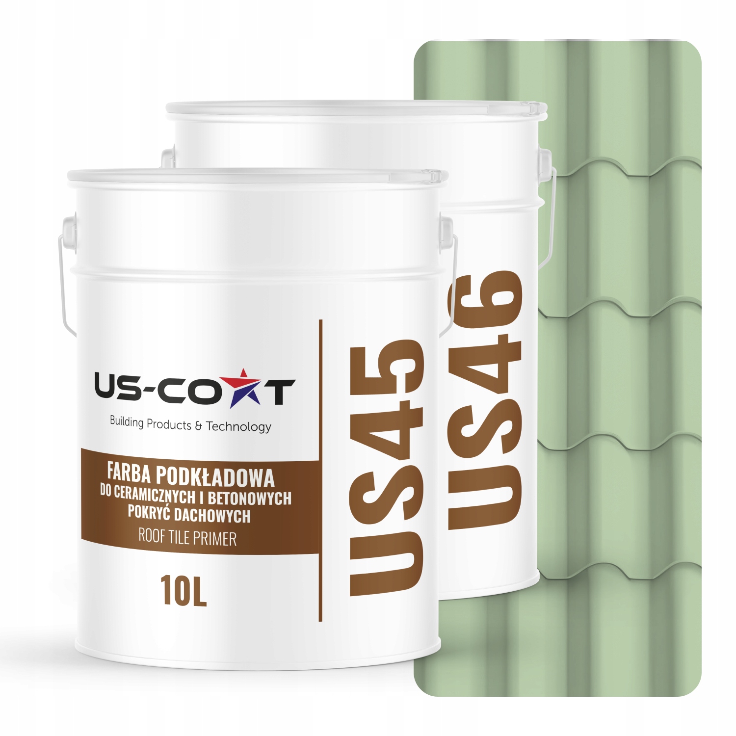 Farba Na Keramické Strechy Základná Zelená Pastelová Ral 6019 74m2 Saténová