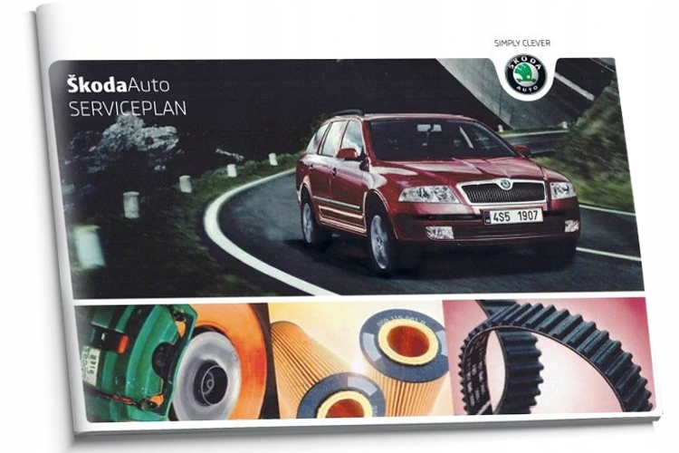 Skoda Německá servisní kniha Octavia