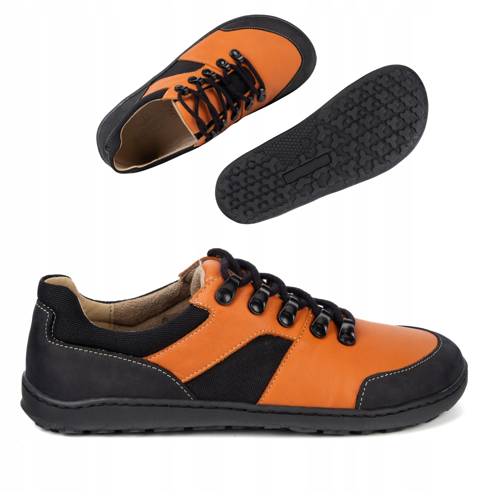 Unisexové barefootové boty Olivier Barefoot Path oranžové 42