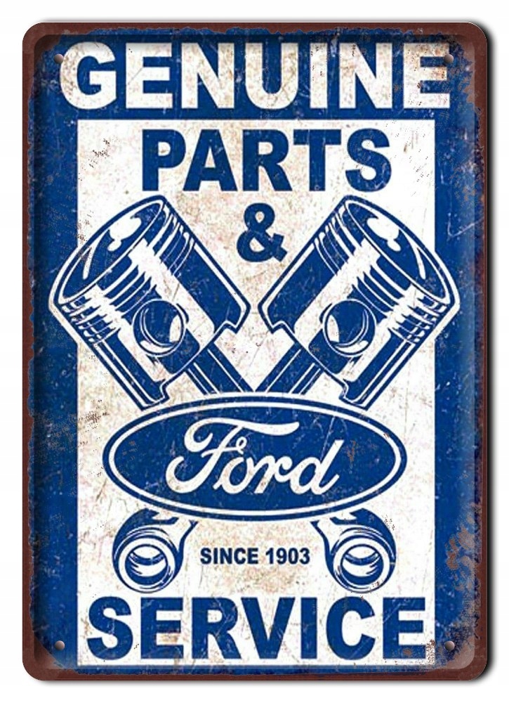 

Plakat Metalowy Szyld Tabliczka Retro Ford #11946