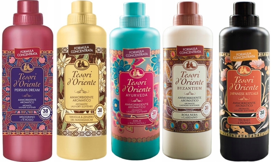 Levně Tesori d'Oriente Sada 5 italských tekutá aviváž 760 ml Pvabj