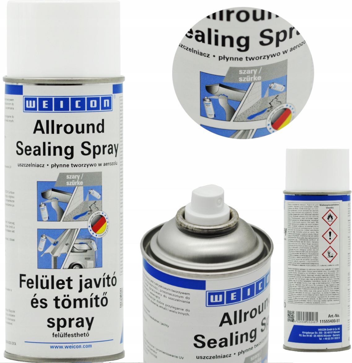 

Spray Uszczelniający Uszczelniacz Szary 400 ml