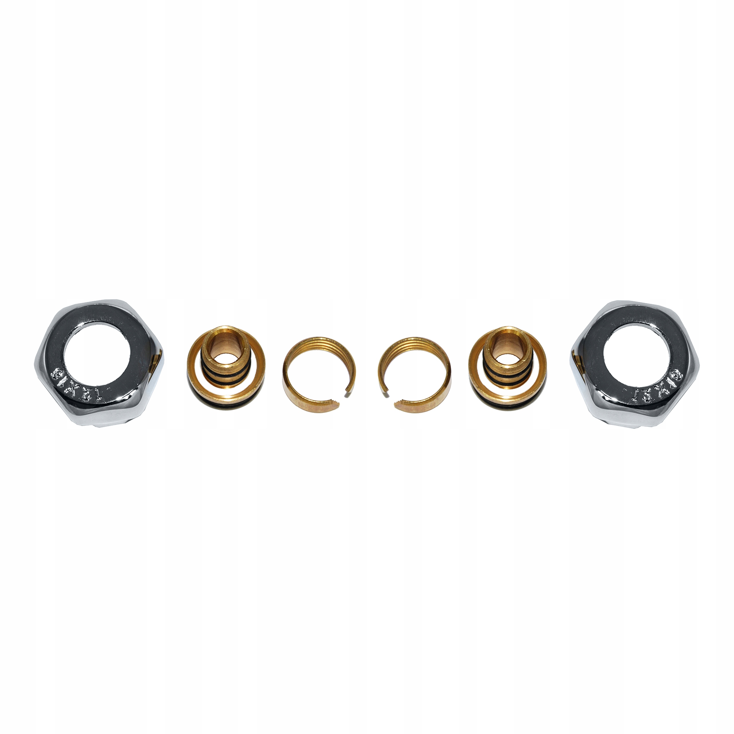 

2x złączka do zaworu Twins typ Pex 16 Chrom