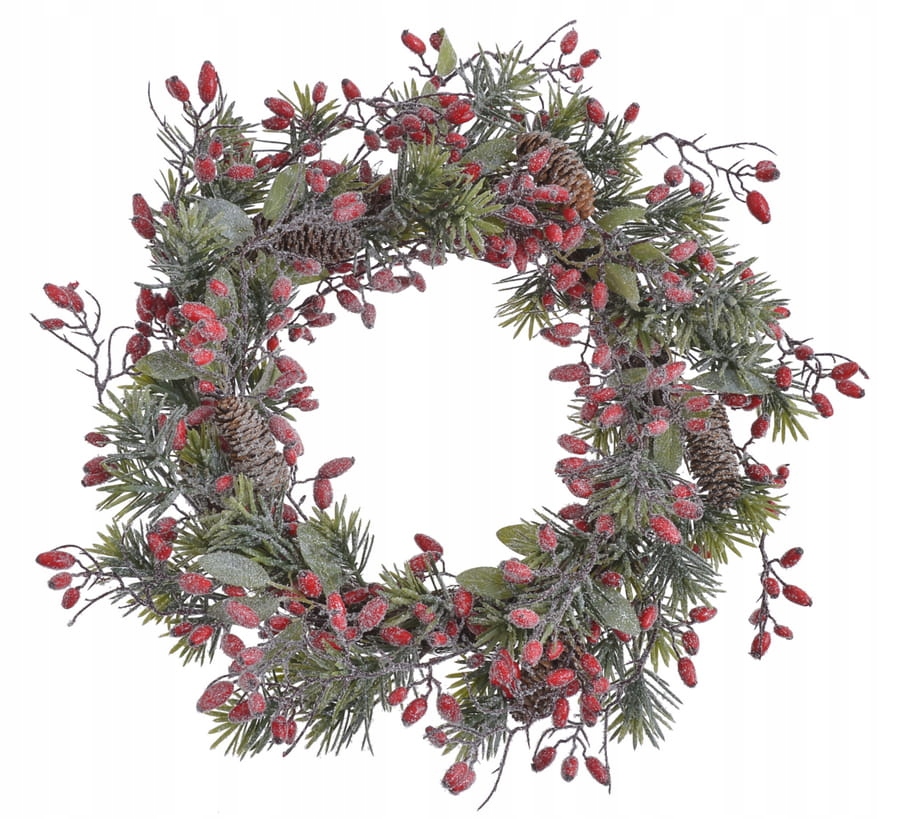 Venček 50 cm umelý dekorácia na dvere okna veľká