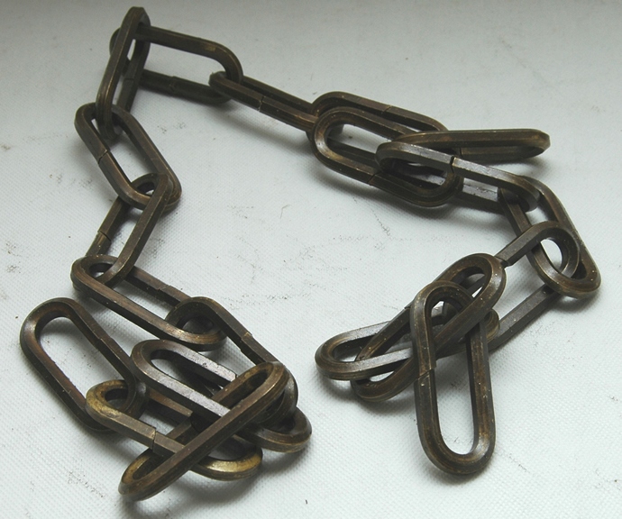 Mosazný řetěz 6 mm pro lustr, mosaznou lampu