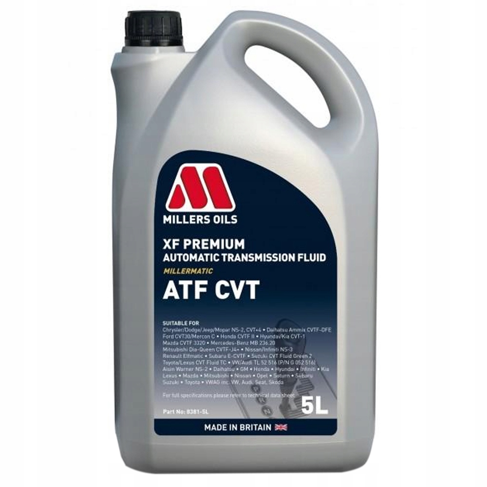 

Millers Oils Millermatic Atf Cvt 5L