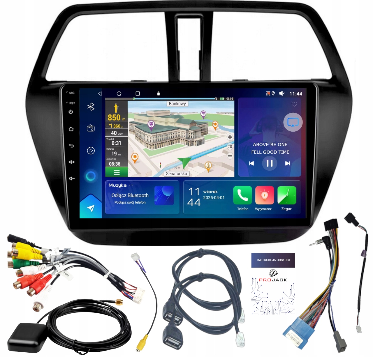 Autorádio Gps Android Suzuki S-cross 2013-2021 Usb Carplay 2GB 64GB