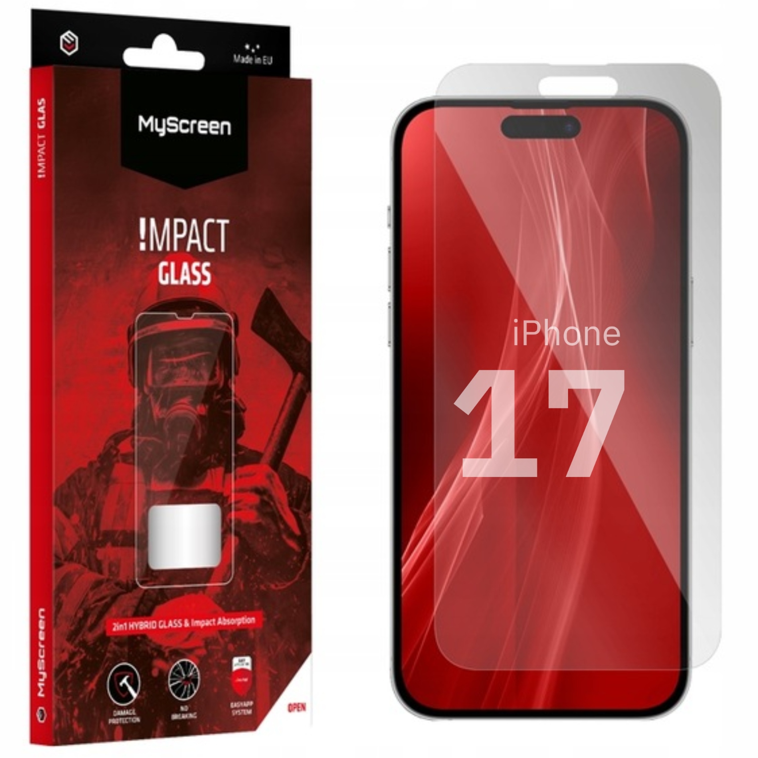 Sklo pro Apple iPhone 17 6.3" MyScreen Impact Glass