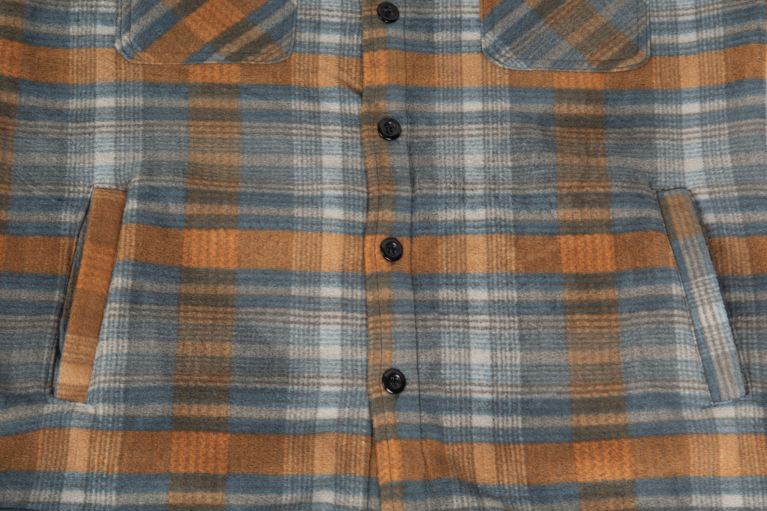 POLAROWA CIEPŁA KOSZULA MĘSKA W KRATKĘ OCIEPLANA 4 KIESZENIE XL MF1 Rozmiar XL