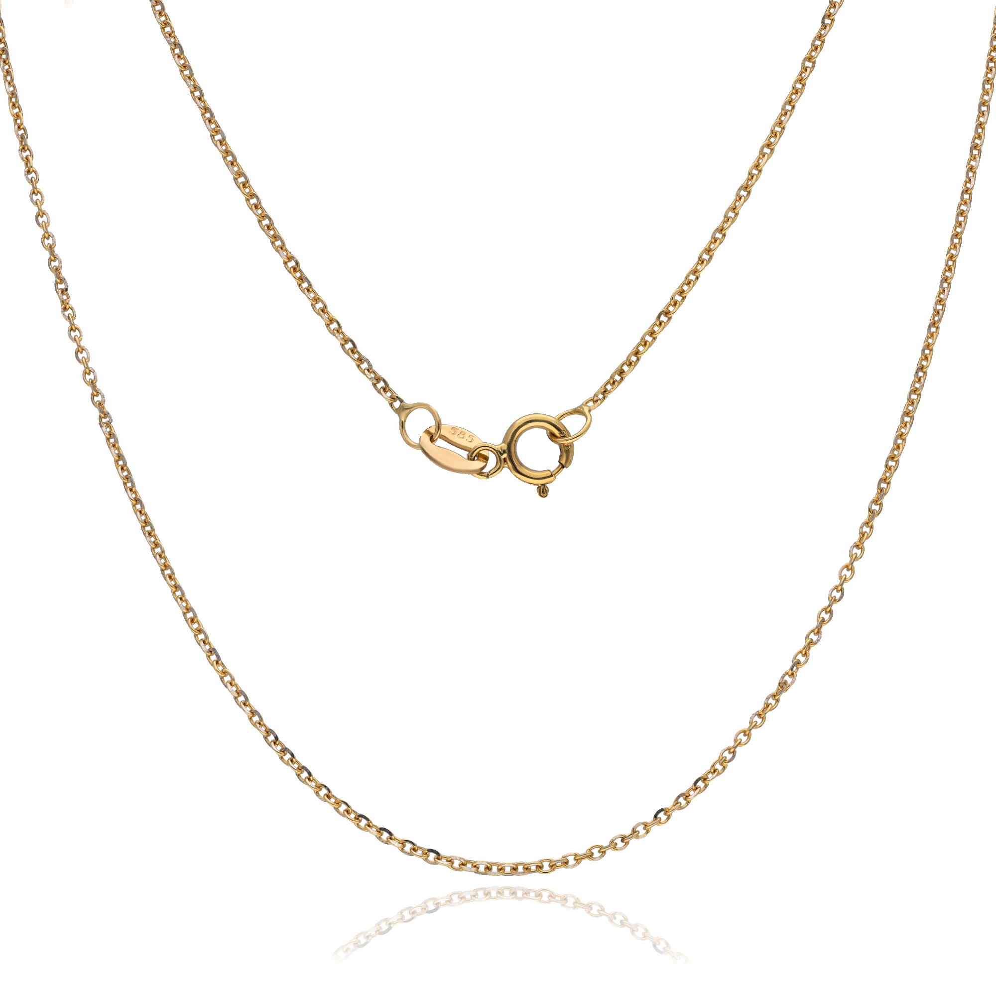 Zlatý Řetízek Ankr Dvoubarevný Svaté Přijímání Křest zlato pr.585 45cm