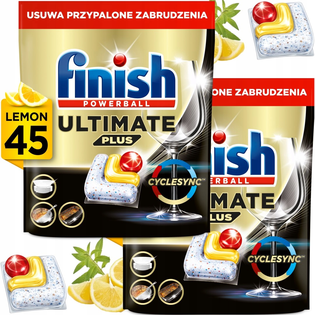 Finish Kapsle Ultimate Plus 45 Lemon 2 ks