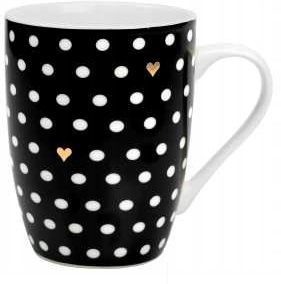 

Kubek Porcelanowy Czarny Mistery 300 ML Kropki