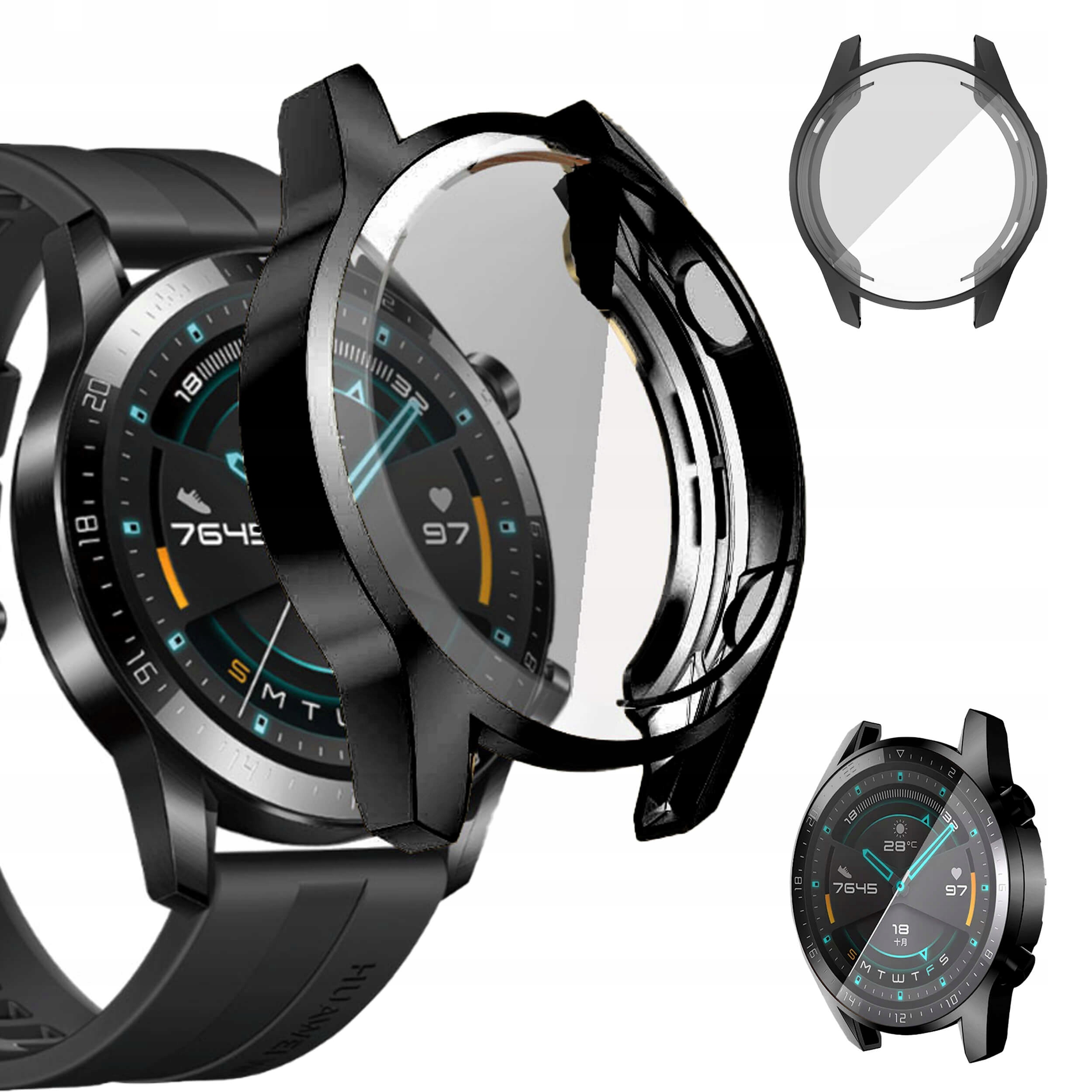 

Etui z osłoną do Huawei Watch GT2 46mm