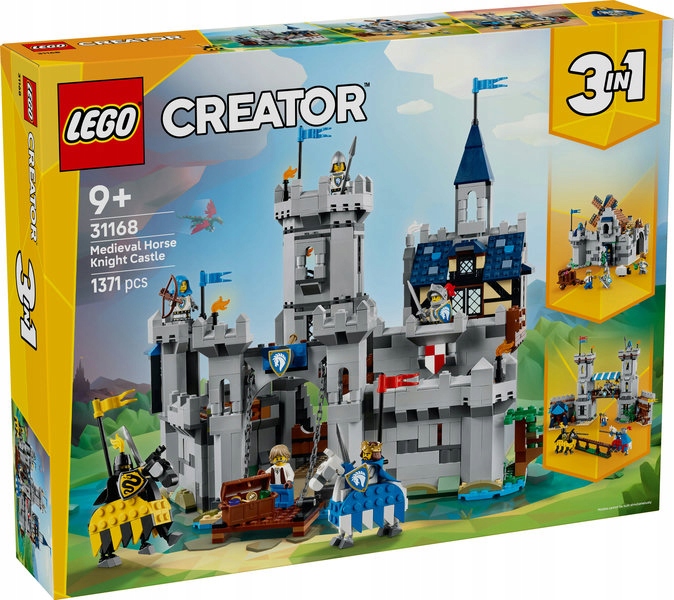 stavebnice Lego Creator 31168 Středověký hrad koňských rytířů