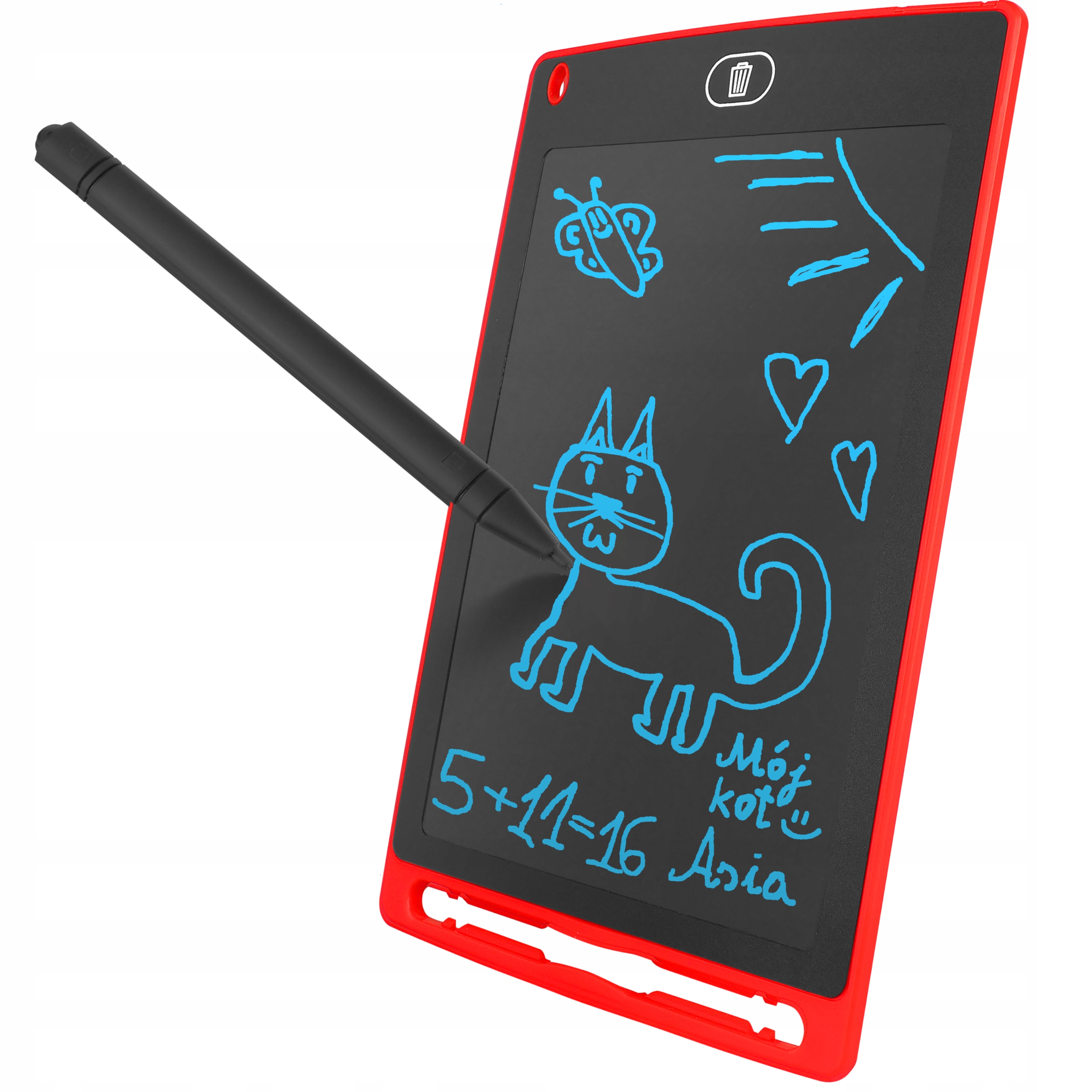 TABLET GRAFICZNY 8.5'' DLA DZIECI ZNIKOPIS RYSIK Wiek dziecka 2 lata +